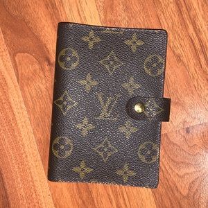 Authentic Louis Vuitton Small Ring Agenda Cover